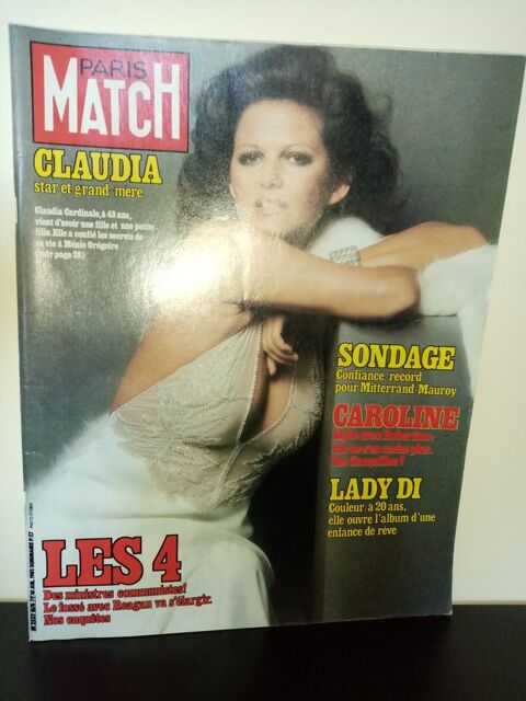 Paris Match N� 1676 du 10/07/1981 - Claudia Cardinale / Caro 10 Angers (49)