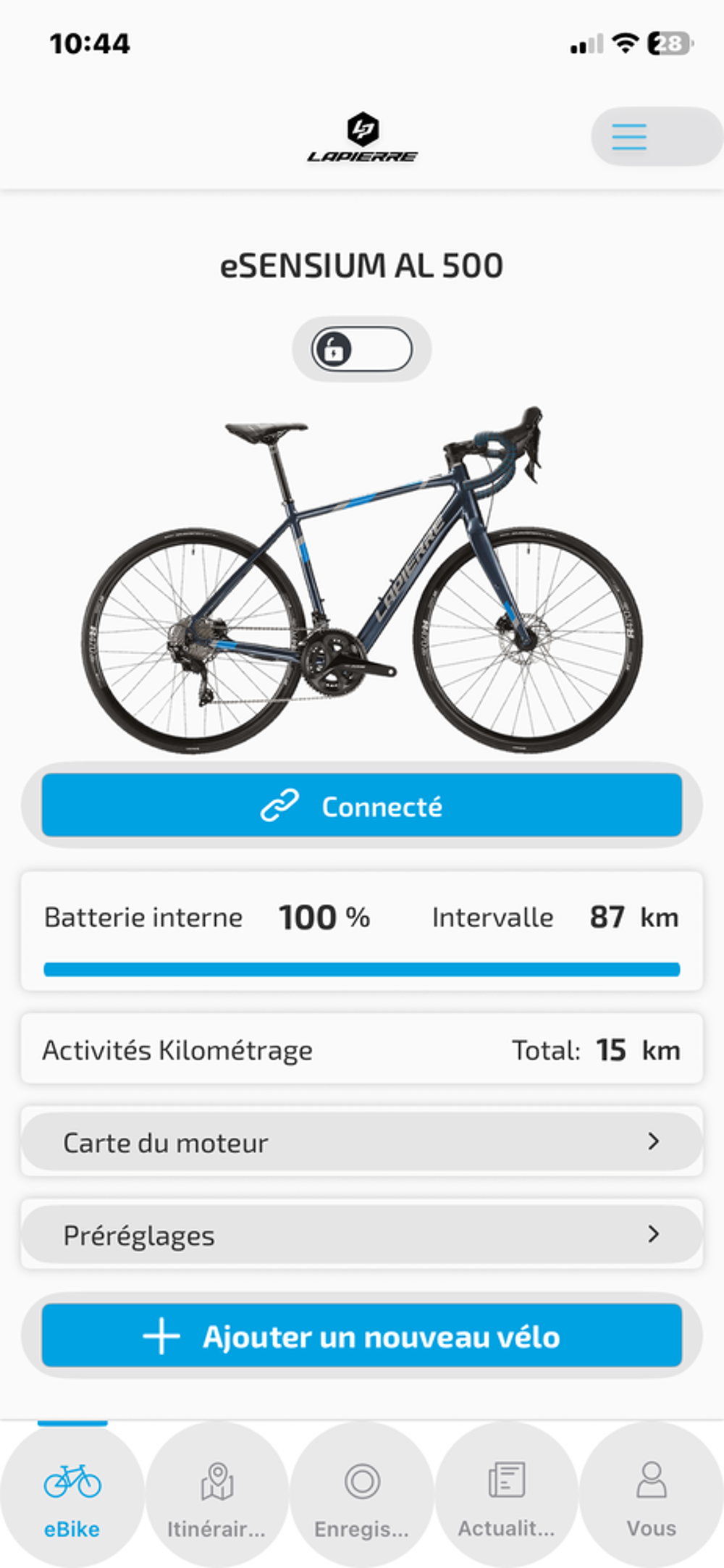 Velo route VAE Lapierre Esensium 500 NEUF Vélos