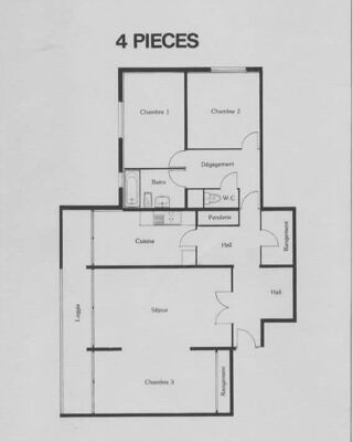 Appartement 4 pièces 97 m² · à Lyon 8 · 97 m² · 250 000 €