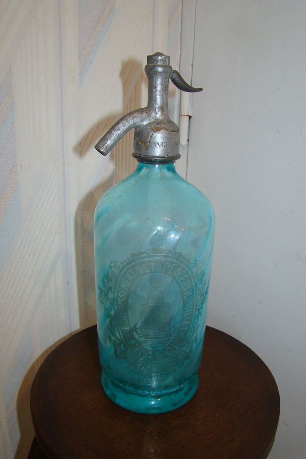 Siphon eau de Seltz Etablissement Place Rambouillet Paris 