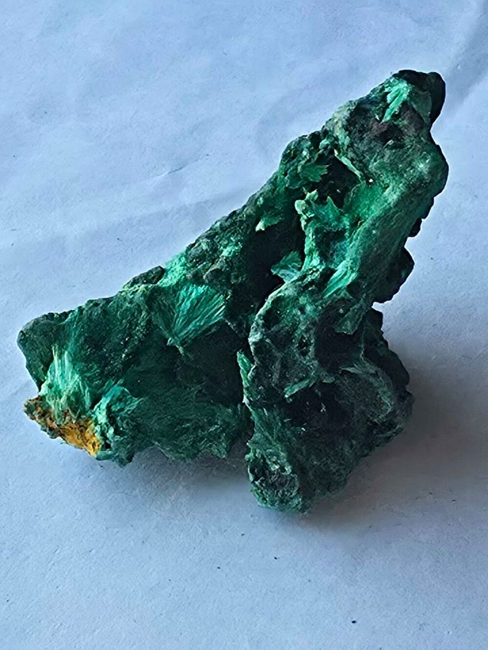 Min&eacute;ral de Collection : Malachite Fibreuse-Congo 