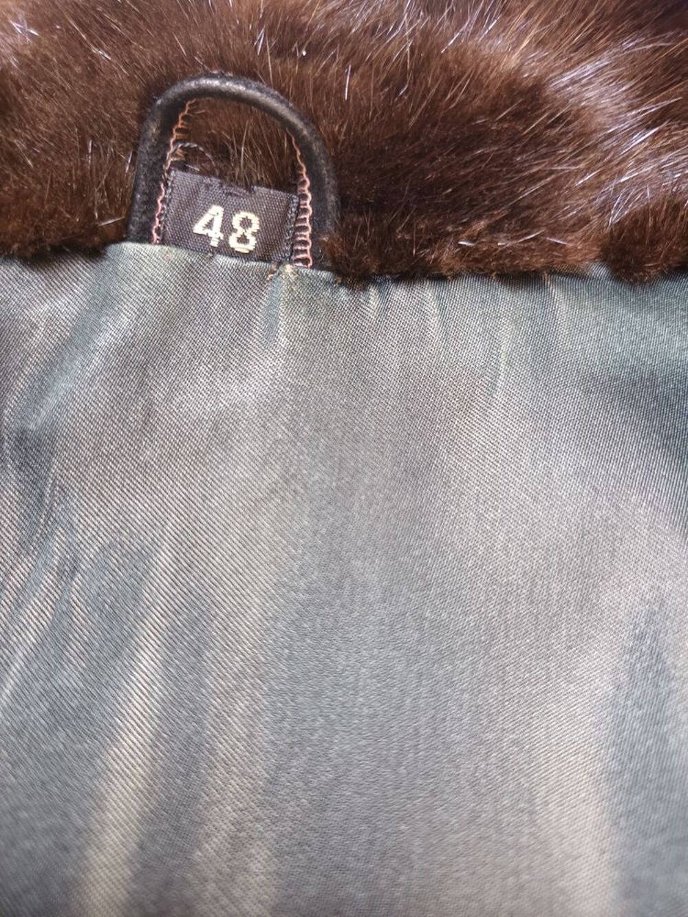 VESTE EN PEAU DE VISON Vtements