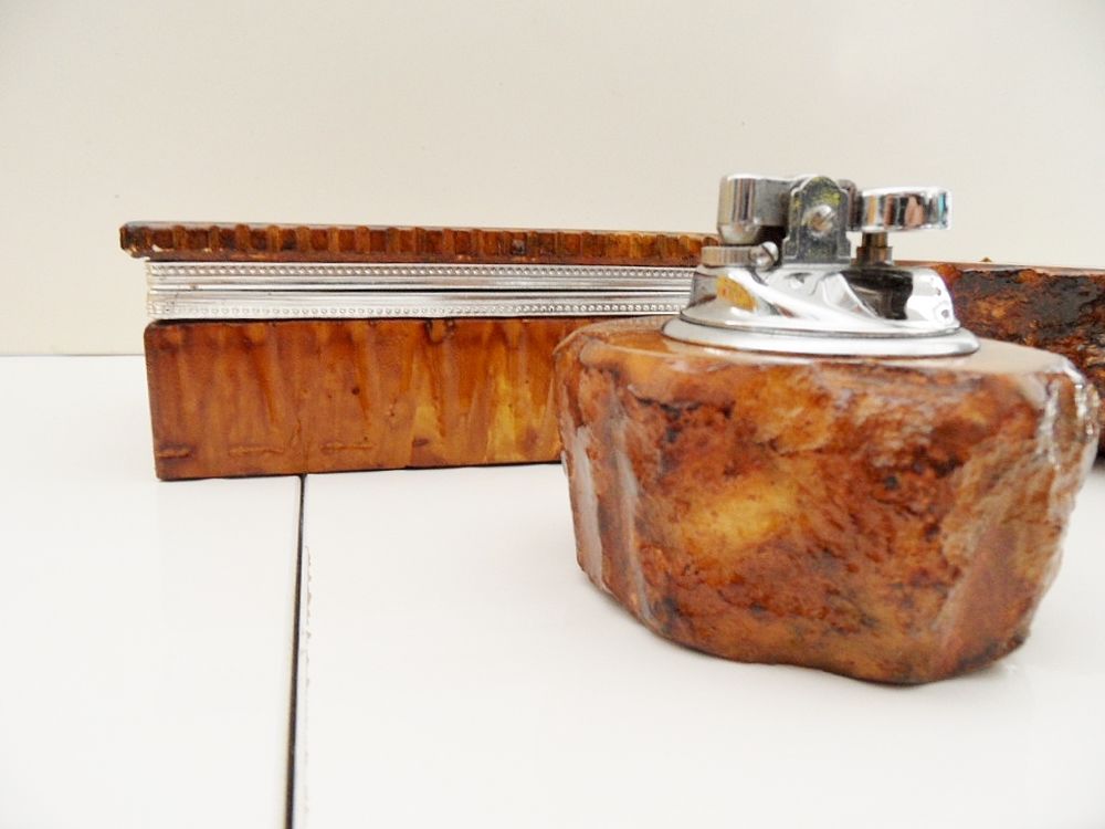 RARE SET COMPLET DU FUMEUR PIERRE ALBATRE TAILLEE VINTAGE tb 