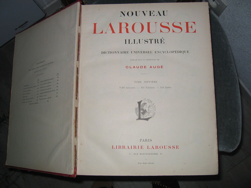 Dictionnaire Larousse encyclop&eacute;dique
Livres et BD