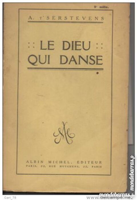 A. T'SERSTEVENS Le Dieu qui danse - 1928 4 Montauban (82)