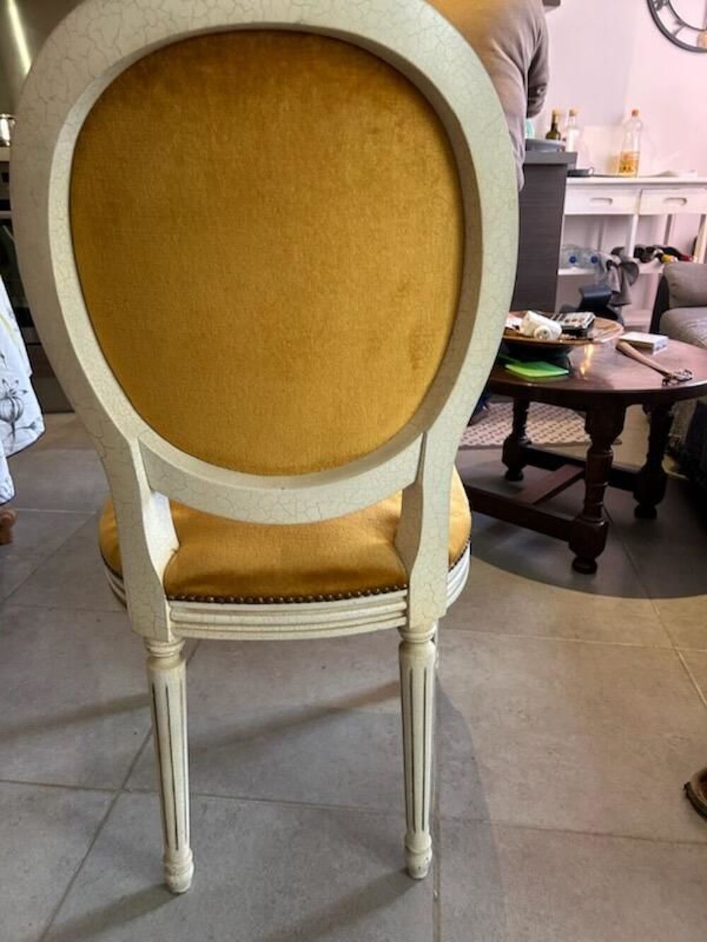 chaise Medaillon style louis 16 Meubles
