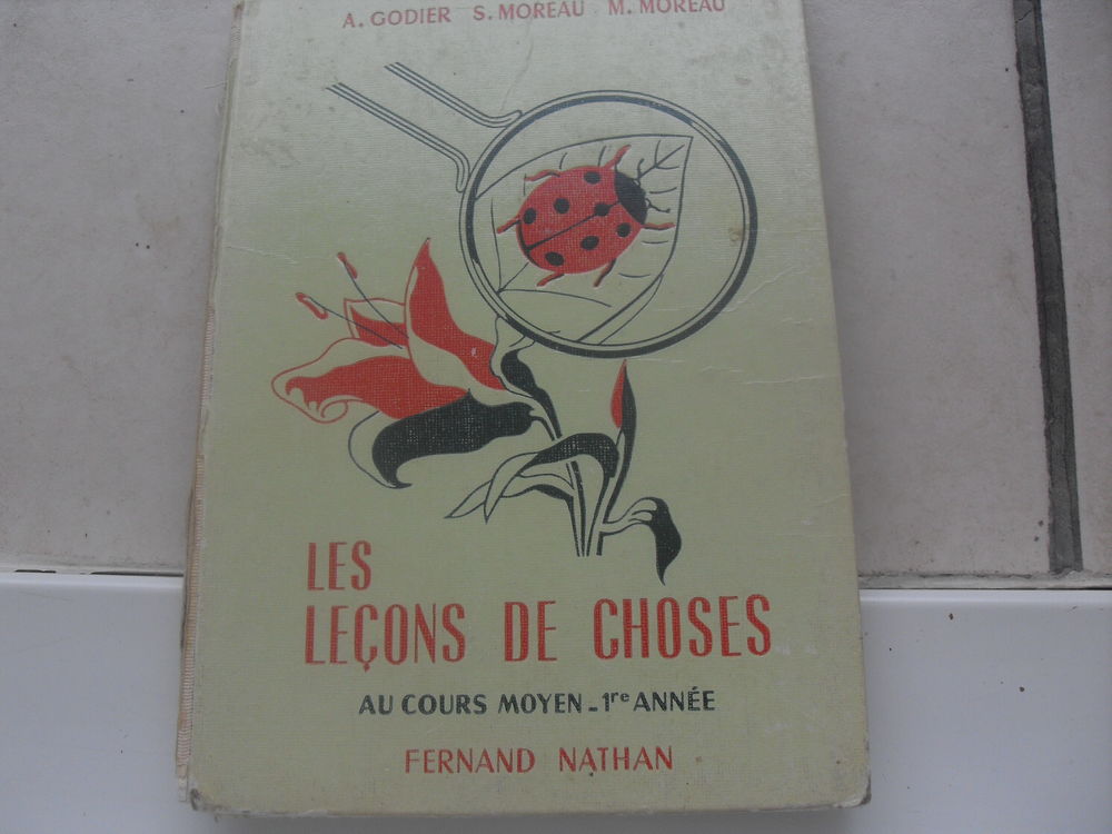 Ancien livre "les le&ccedil;ons de choses" 