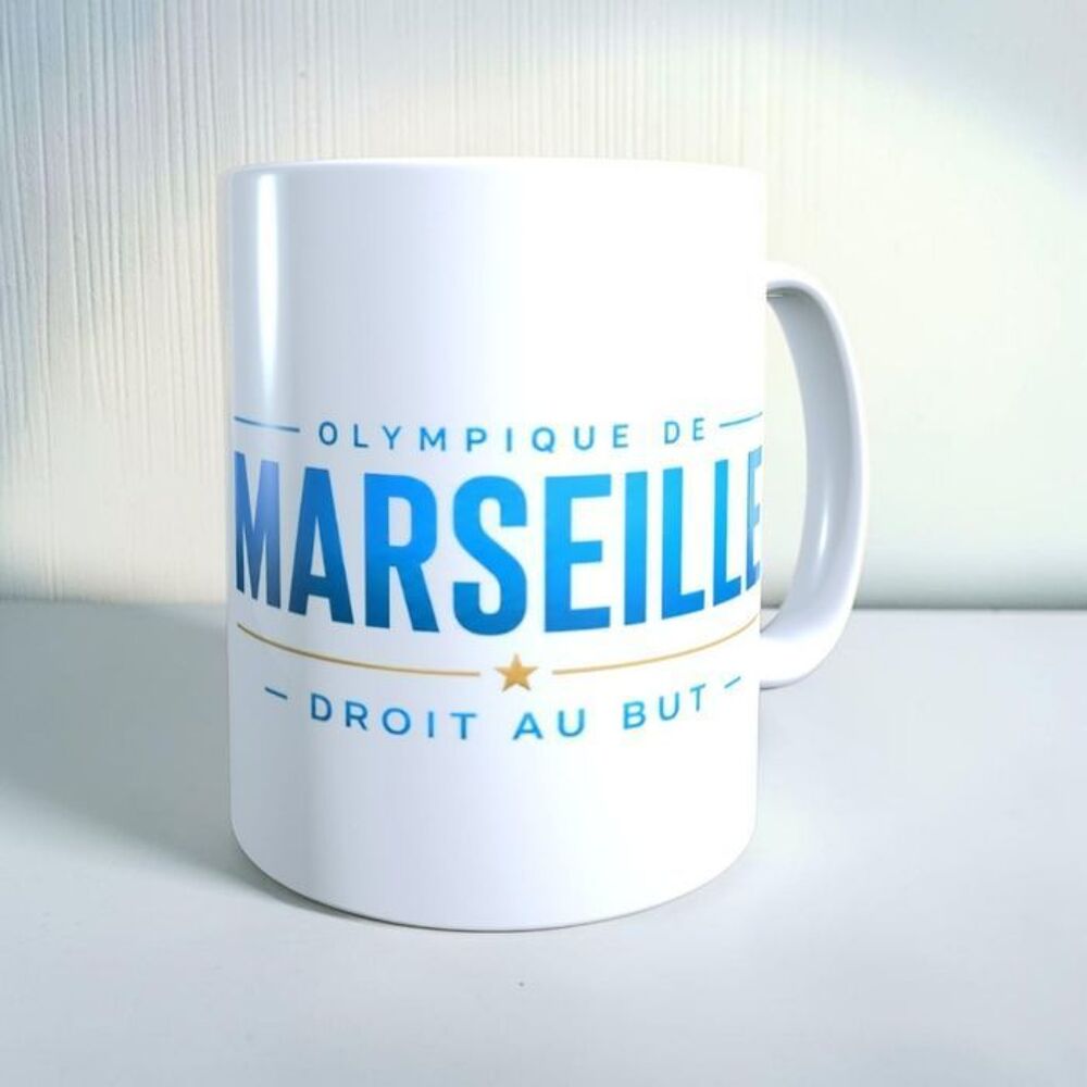 Mug OM Olympique de Marseille, foot passionn&eacute; Décoration