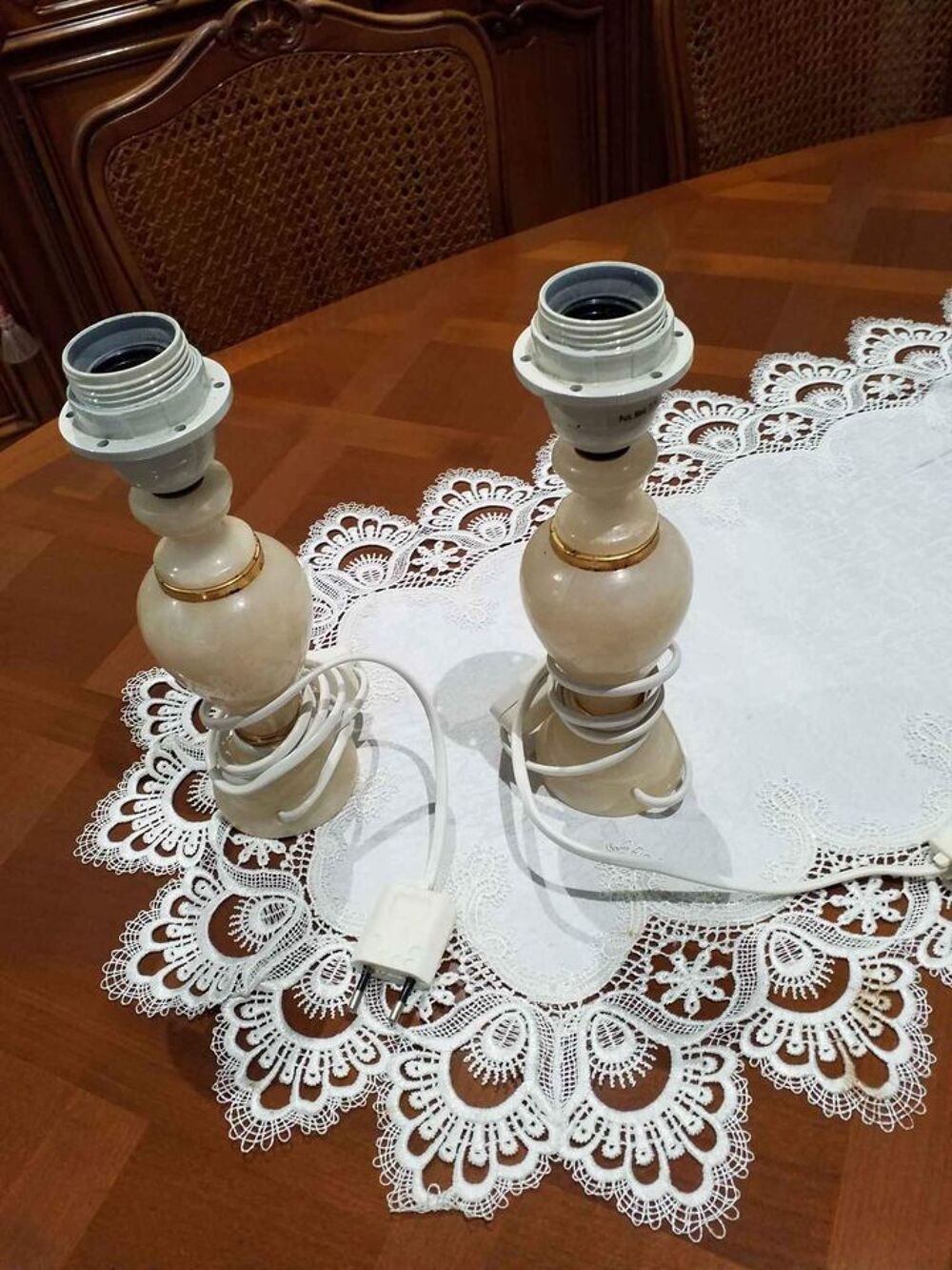  2 SUPPORTS DE LAMPE 