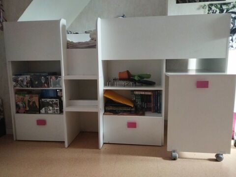 Lit en hauteur enfant/ado 80 Coray (29)