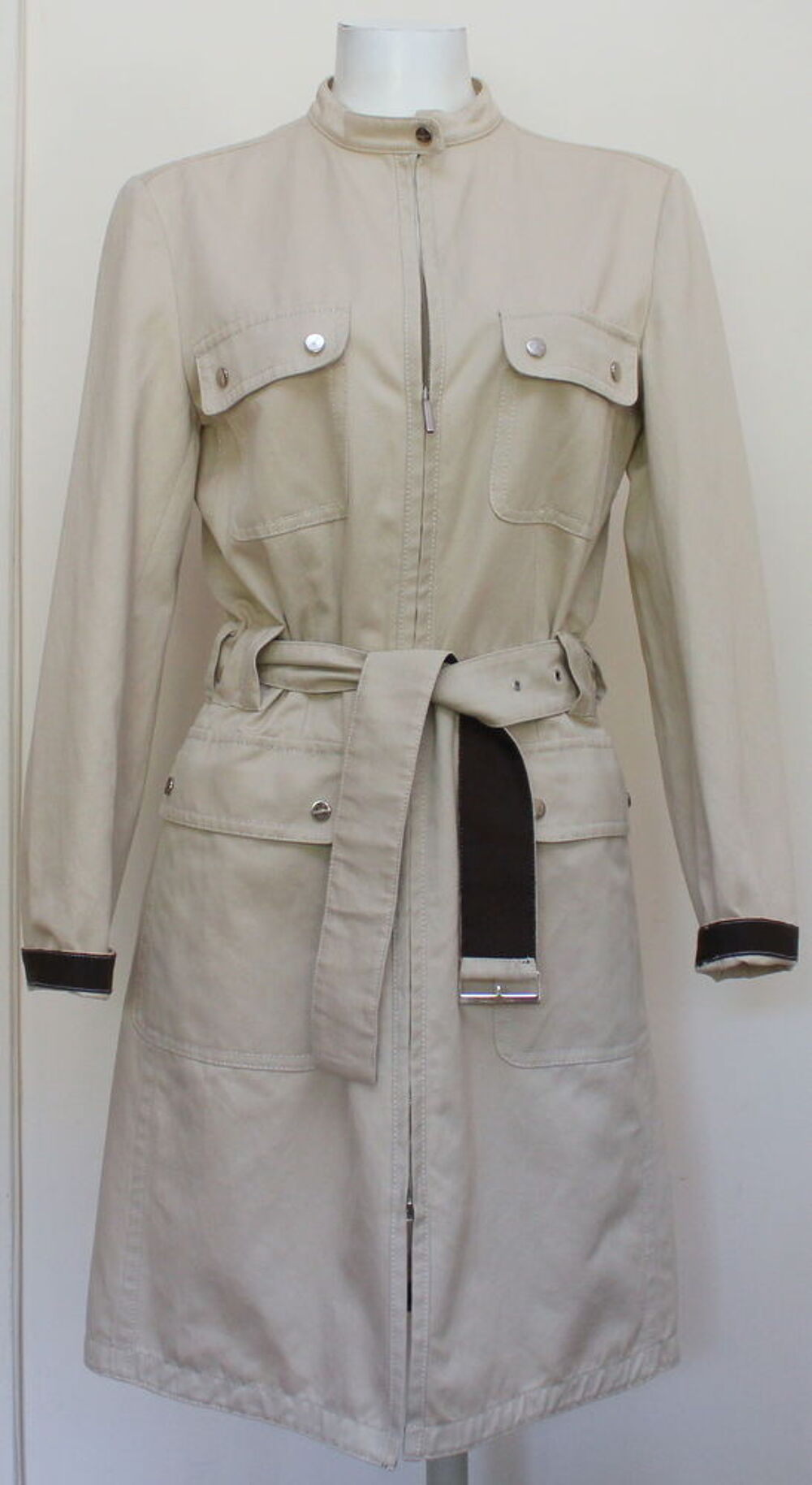 Robe manteau beige MAXMARA T.40 Fr Vêtements