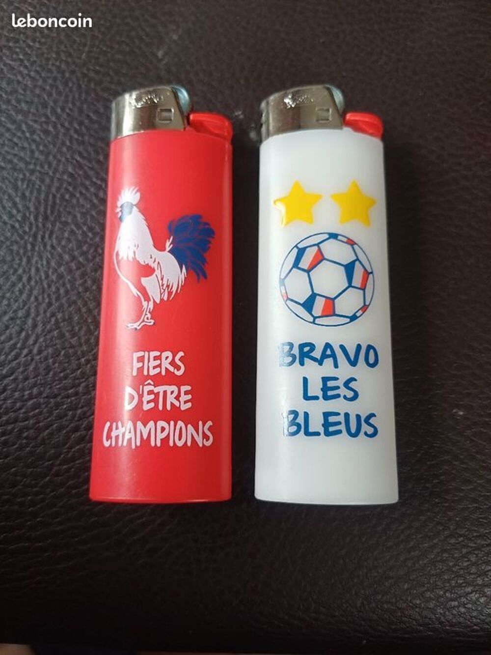 
3 briquets Bic foot champion du monde neuf fonctionne 15e 