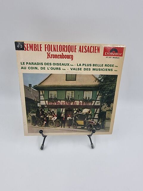 Vinyle 45 tours Ensemble Folklorique Alsacien : Kronenbourg 1 Vulbens (74)