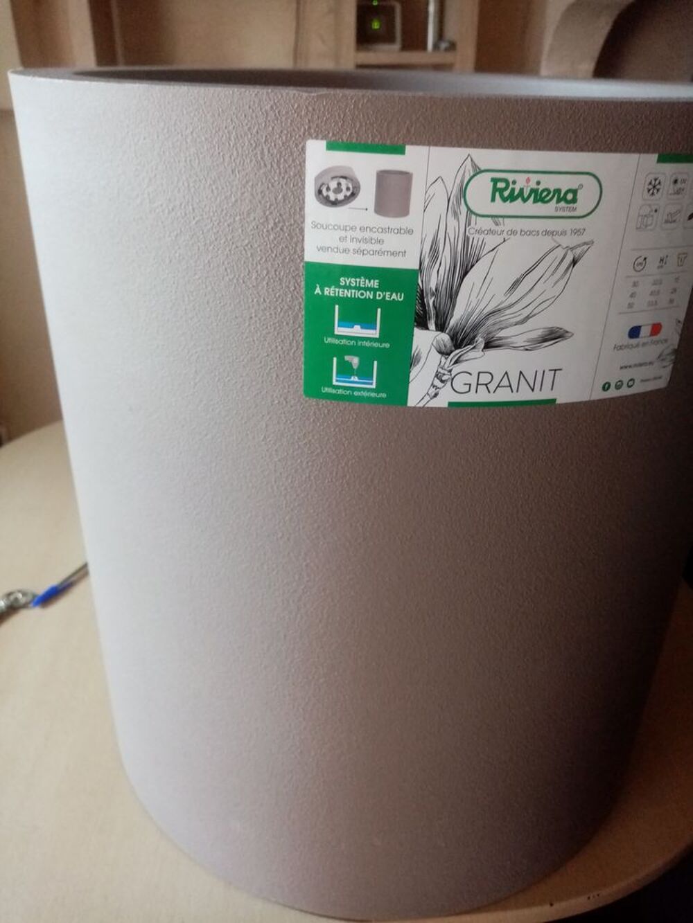 bac en granit Jardin