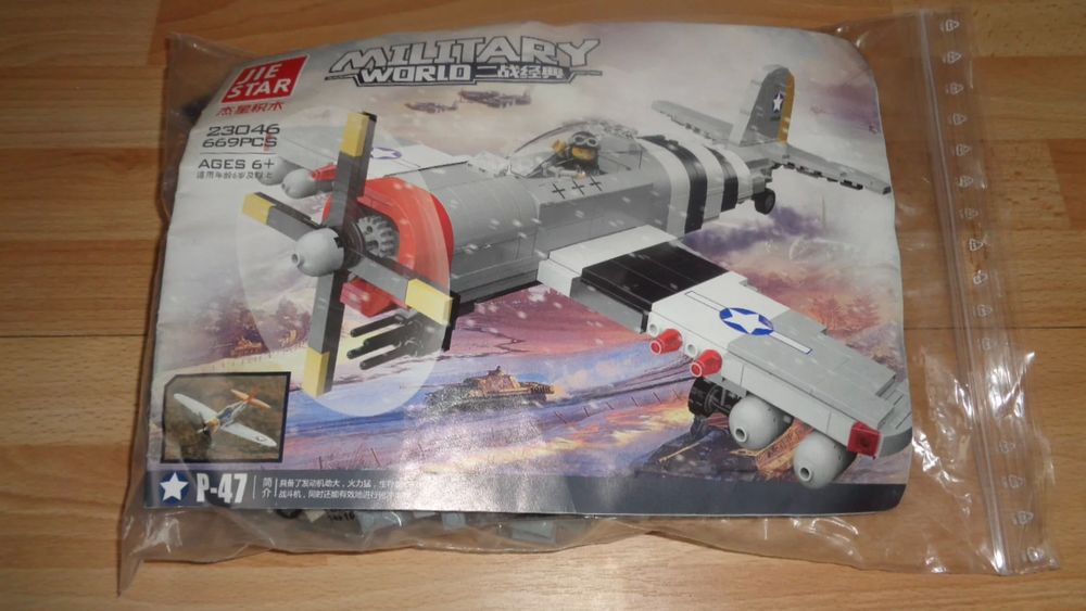 JIE STAR 23046 S&eacute;rie D'avions P-47 Fighter Jeux / jouets