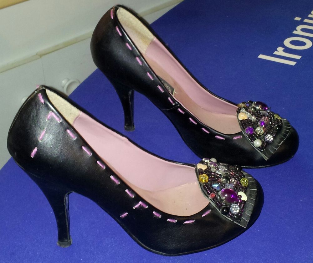 chaussures cuir &agrave; talons Chaussures