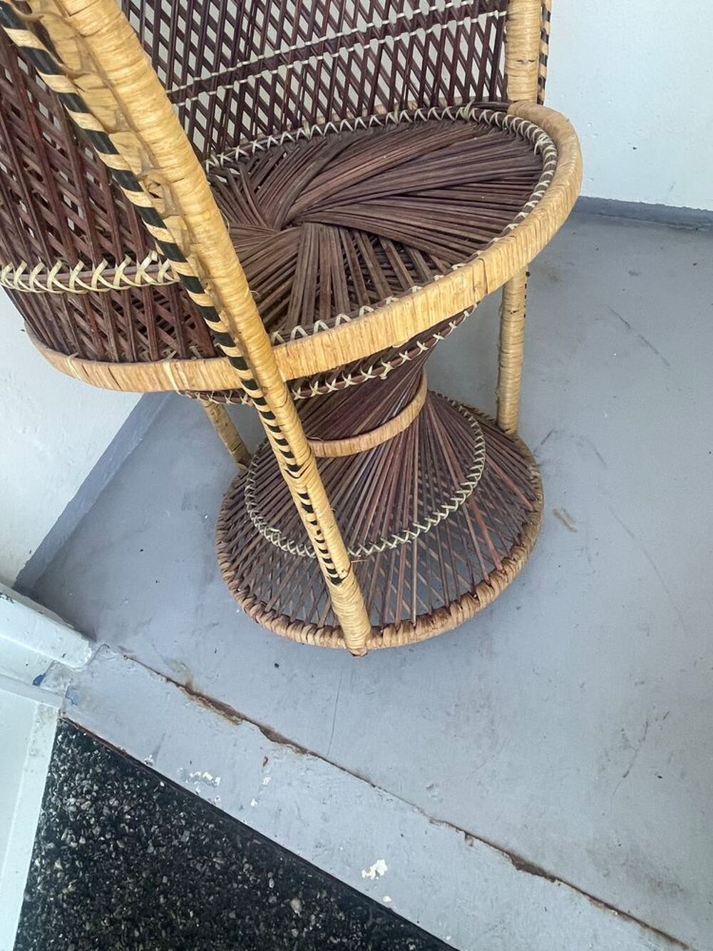 Fauteuil Emmanuelle en rotin Meubles