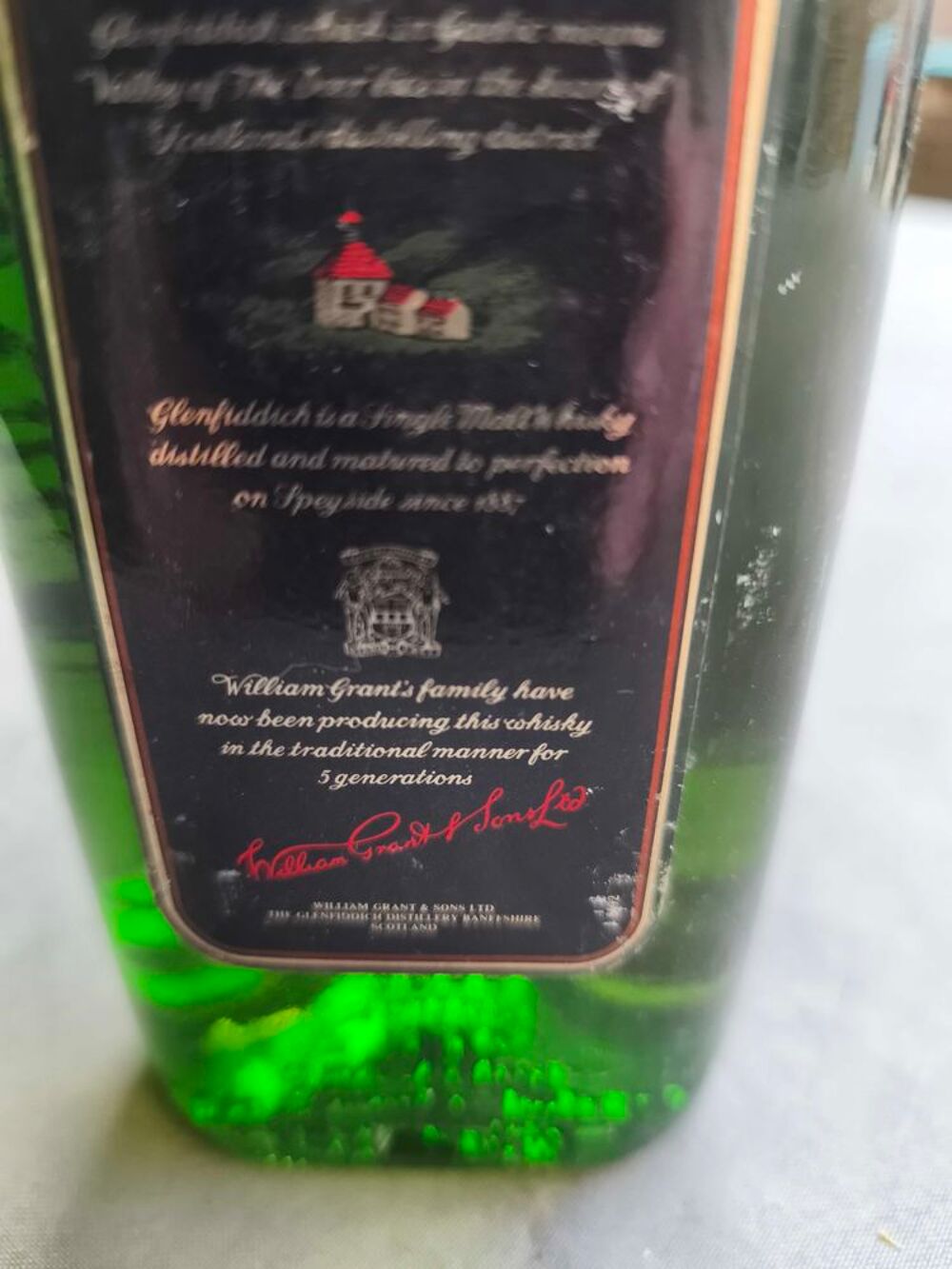 Whisky Vintage Glenfiddich Special Old Reserve - Ann&eacute;es 80 - 75cl 43% 