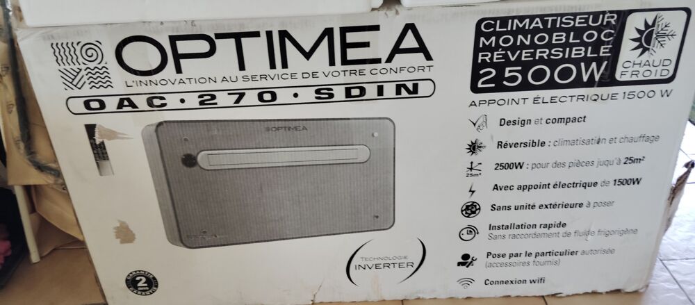 climatiseur monobloc optimeo neuf Bricolage