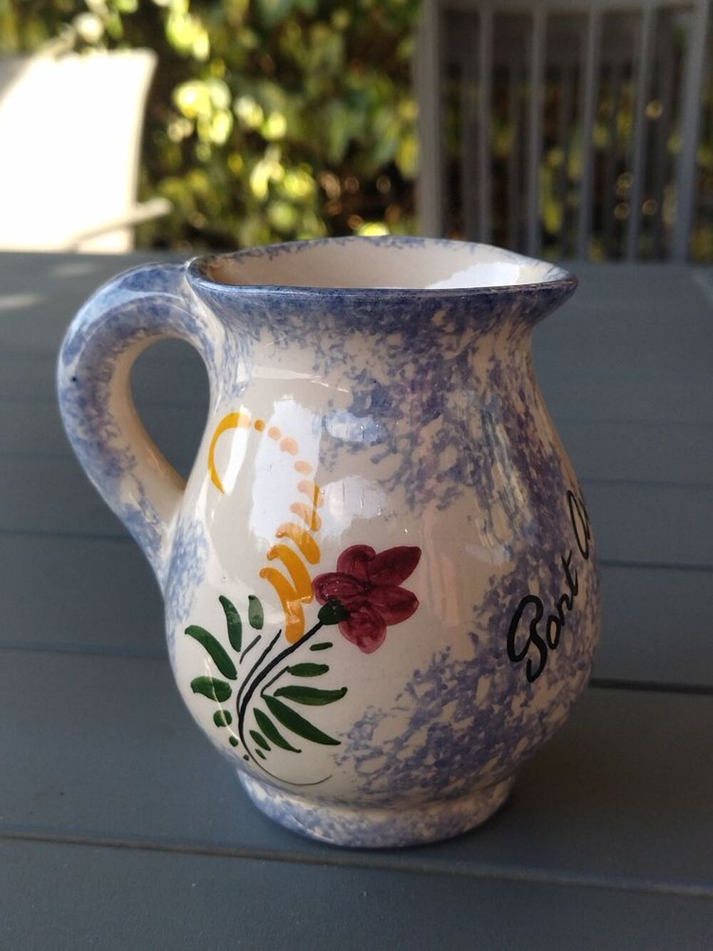 Petit pot &agrave; lait vintage ABADIE - Souvenir de Pont-Aven Décoration