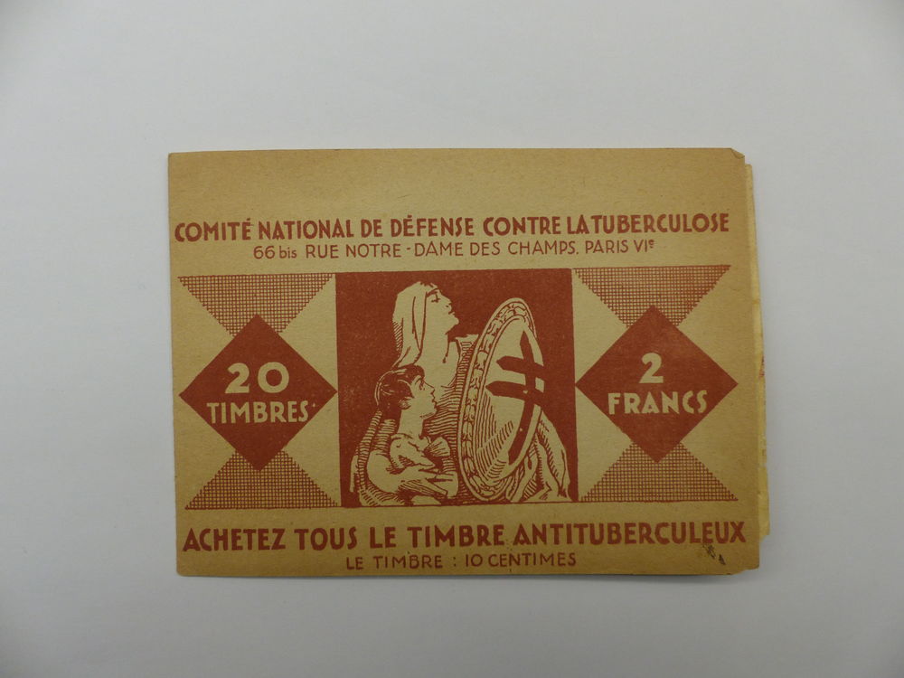 CARNET DE VIGNETTES CONTRE LA TUBERCULOSE NEUF 