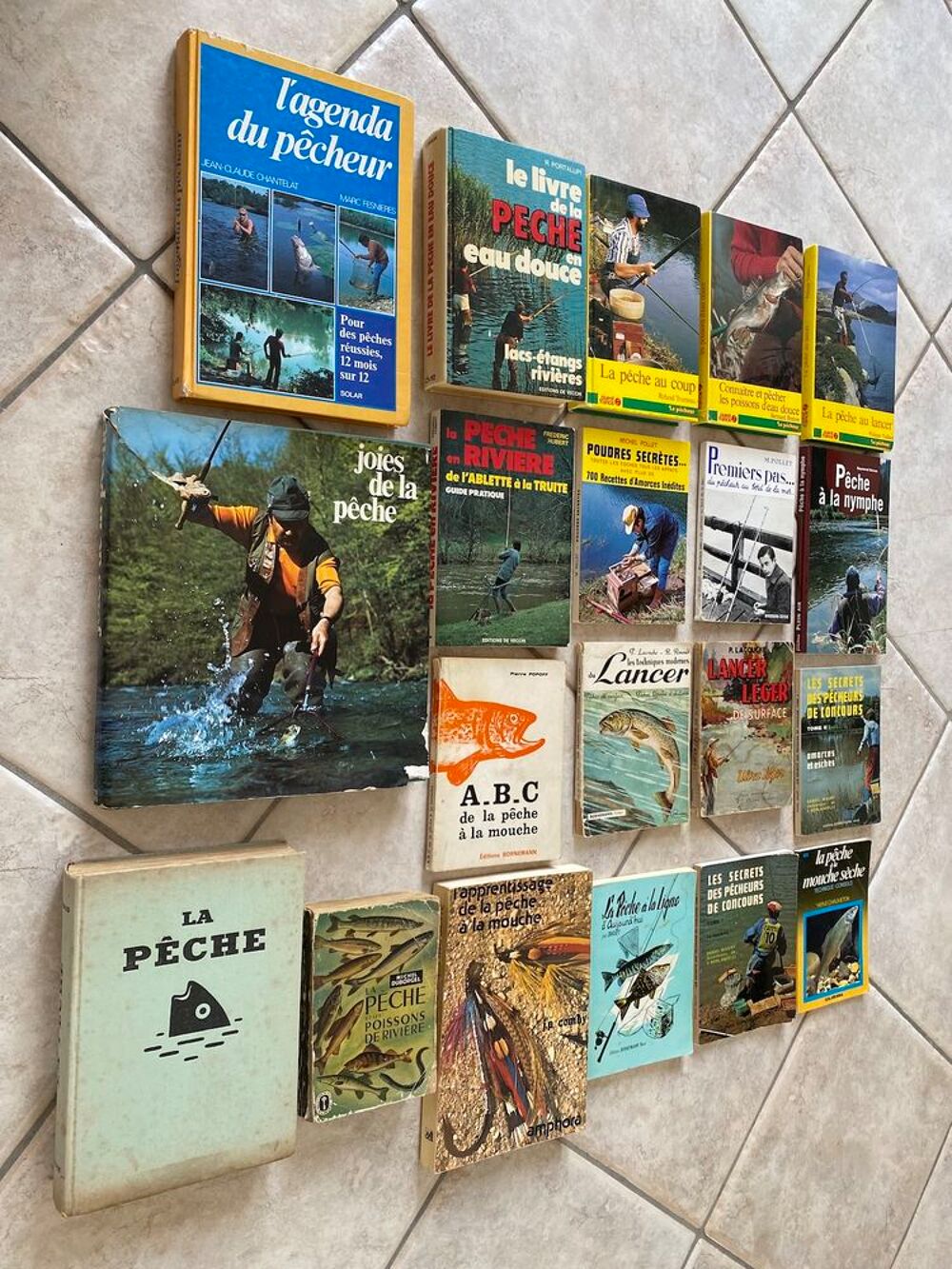 Lot de 20 Livres de pe?che anciens Livres et BD
