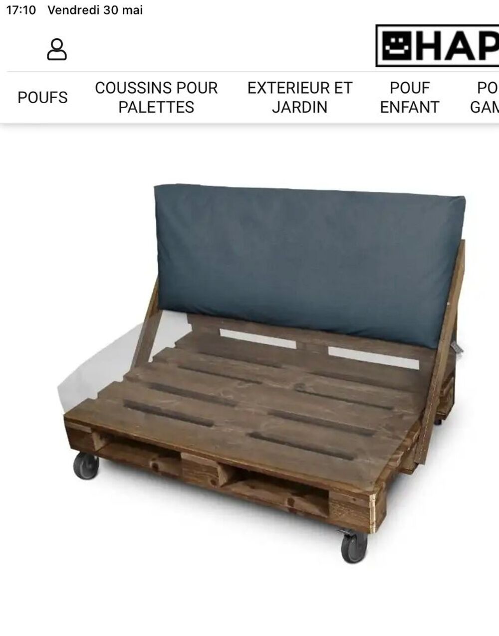 Coussins pour palette Décoration