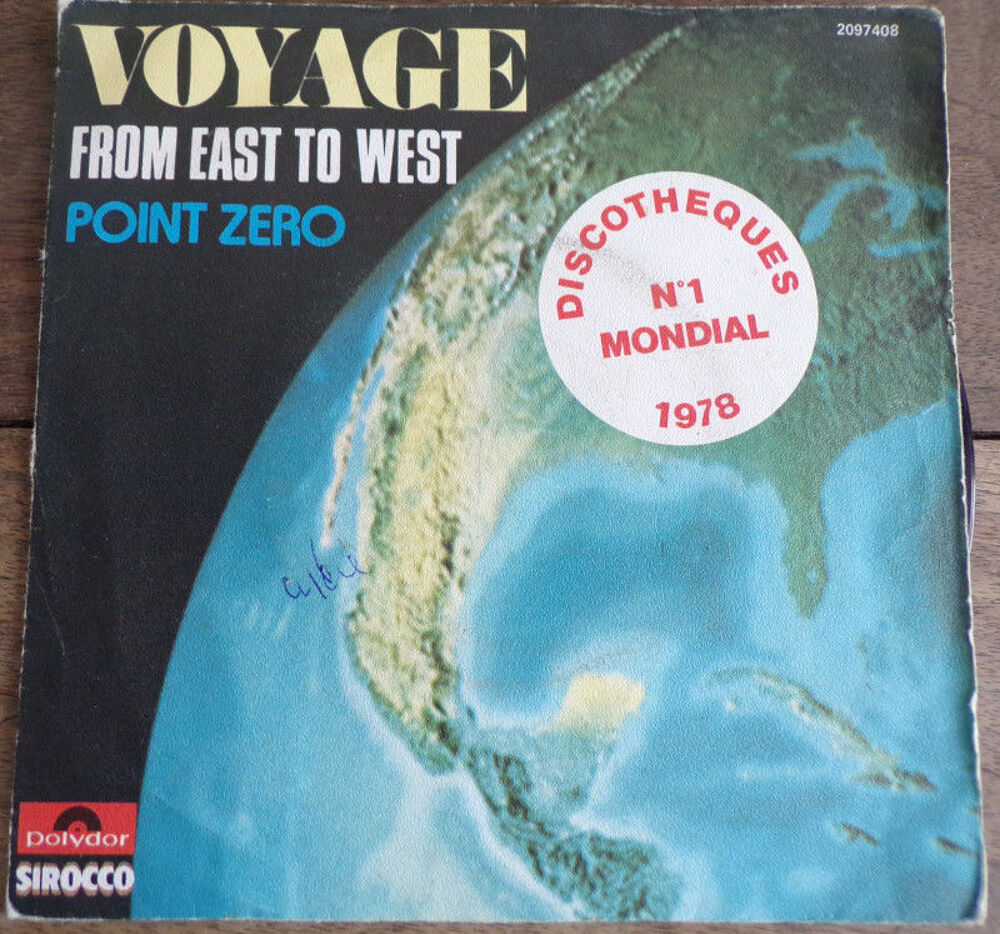 Voyage From east to west point zero disque vinyle CD et vinyles
