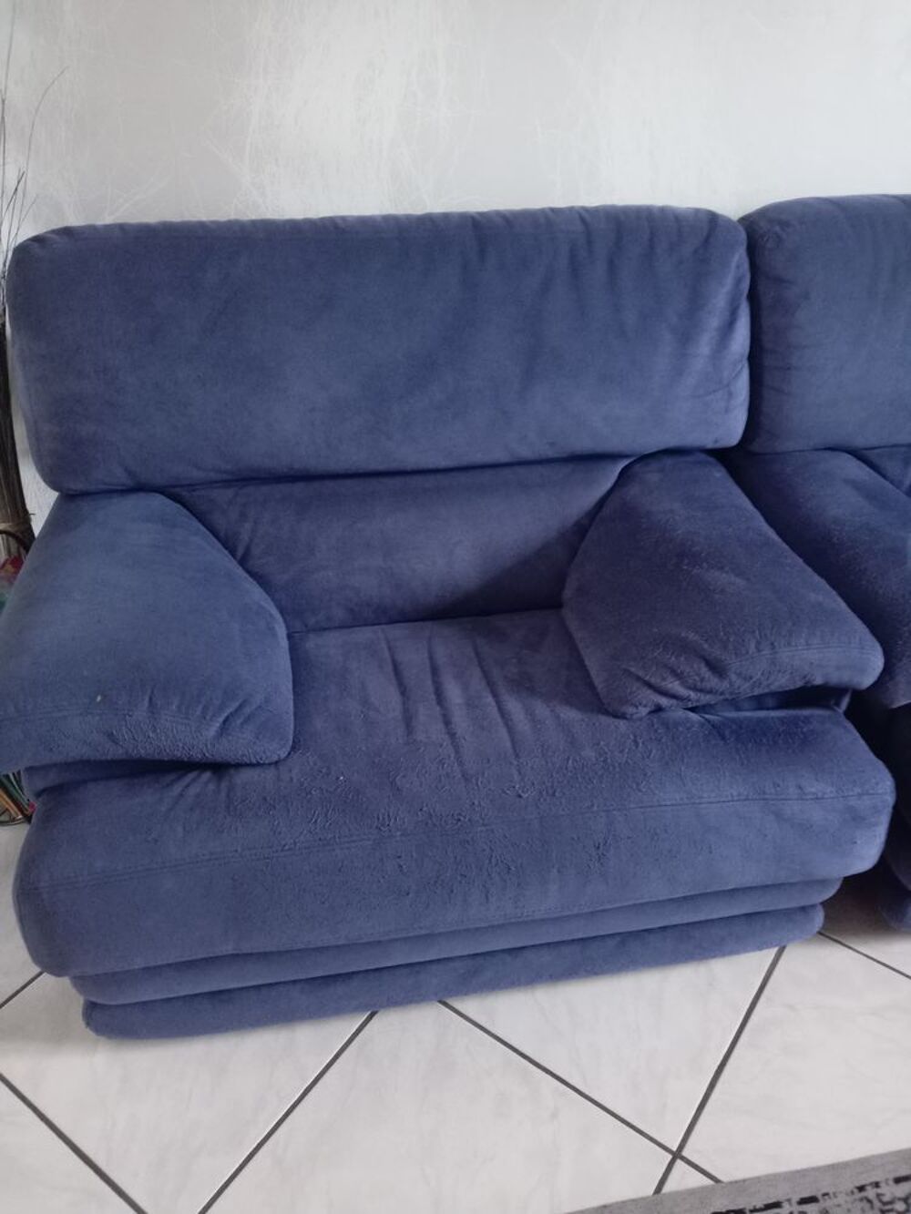 SALON ALCANTARA BLEU Meubles