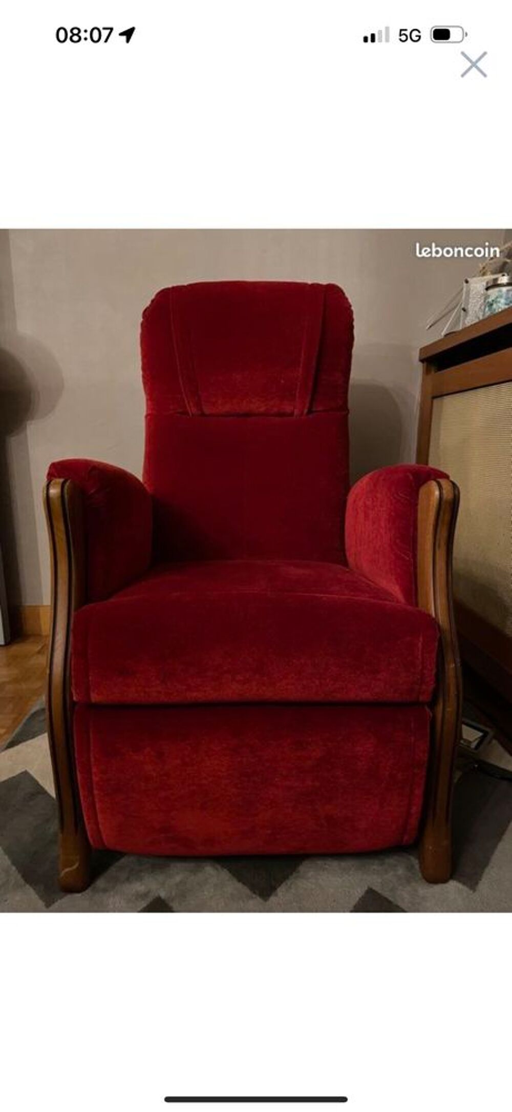 Fauteuil &agrave; bascule &eacute;clectique Meubles