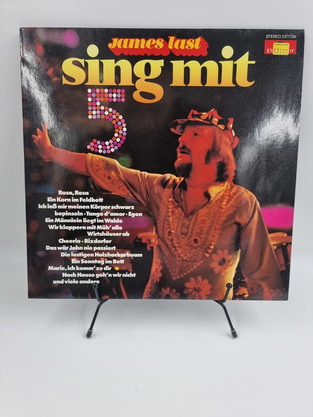 Vinyle 33 tours James Last : Sing Mit 5 avec fourreau CD et vinyles