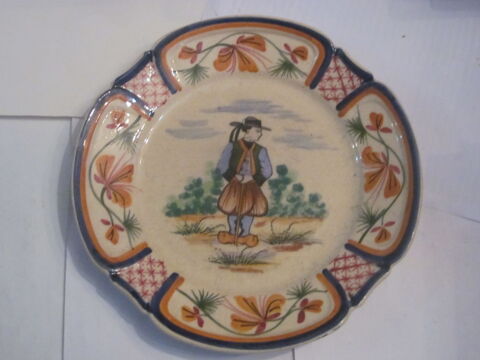 assiette  HB QUIMPER  breton 15 Brest (29)