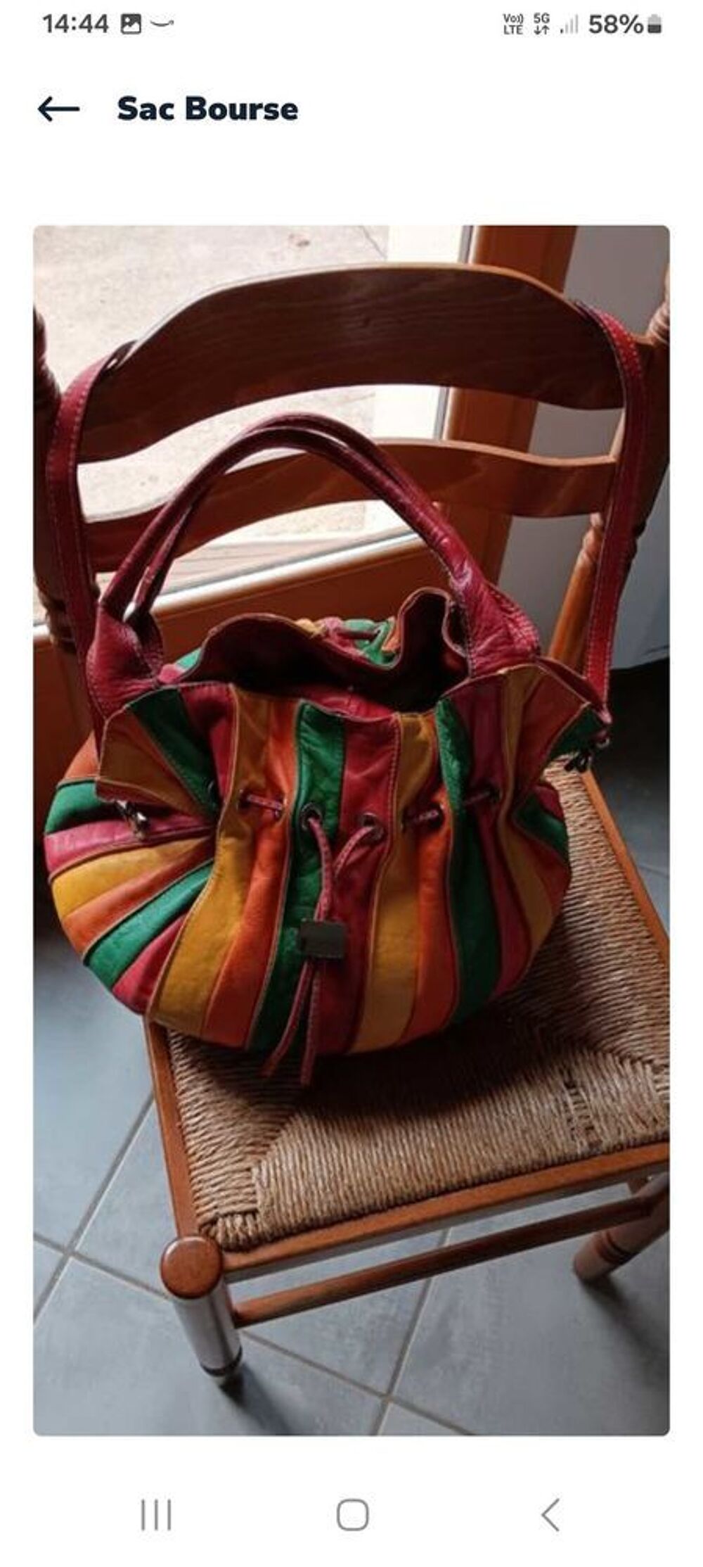 sac bourse cuir Maroquinerie