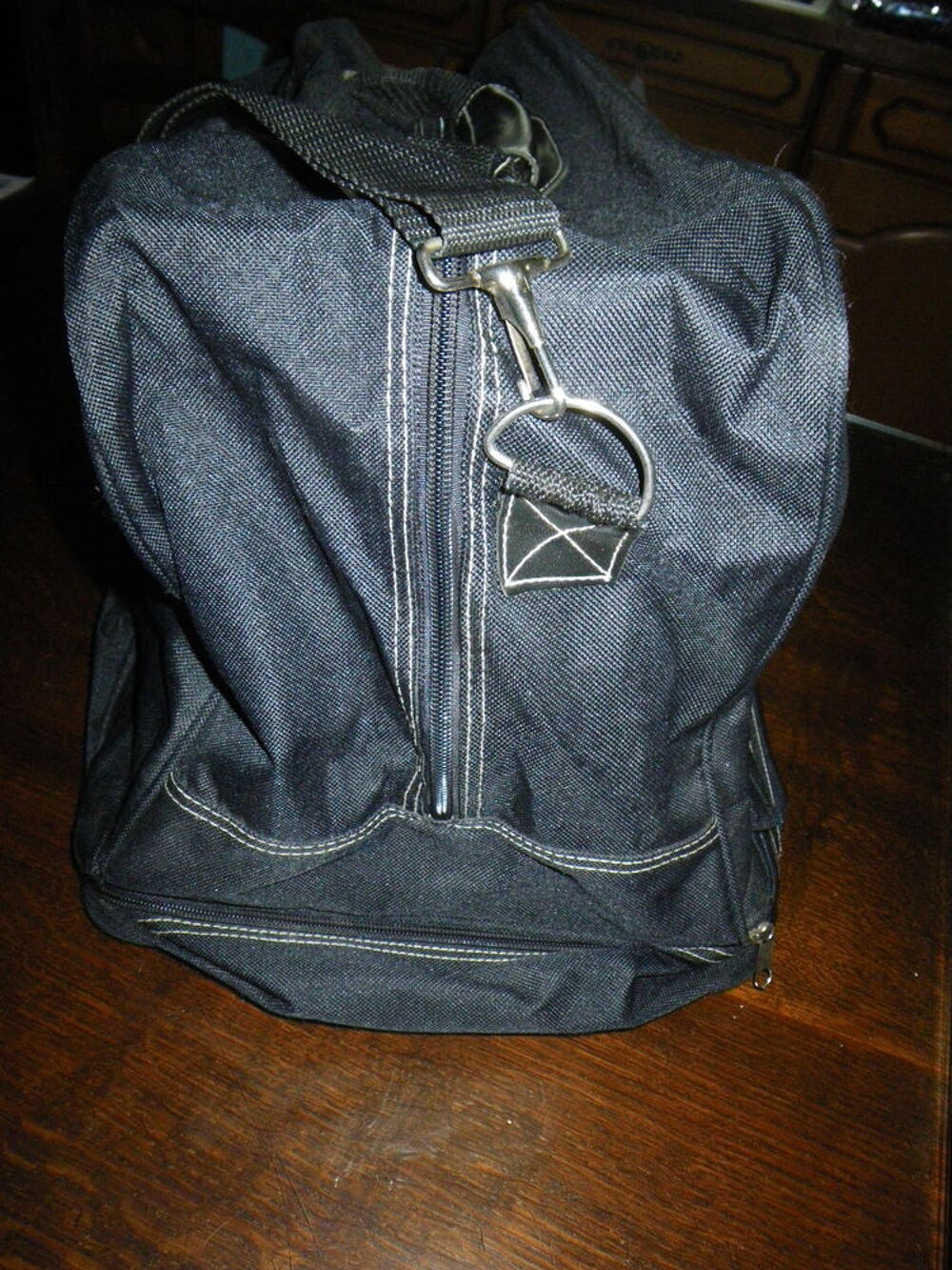 Grand Sac Noir de Voyage Laura Merosi Maroquinerie