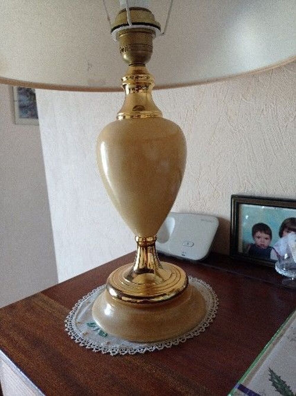 Lampe en alb&acirc;tre Décoration