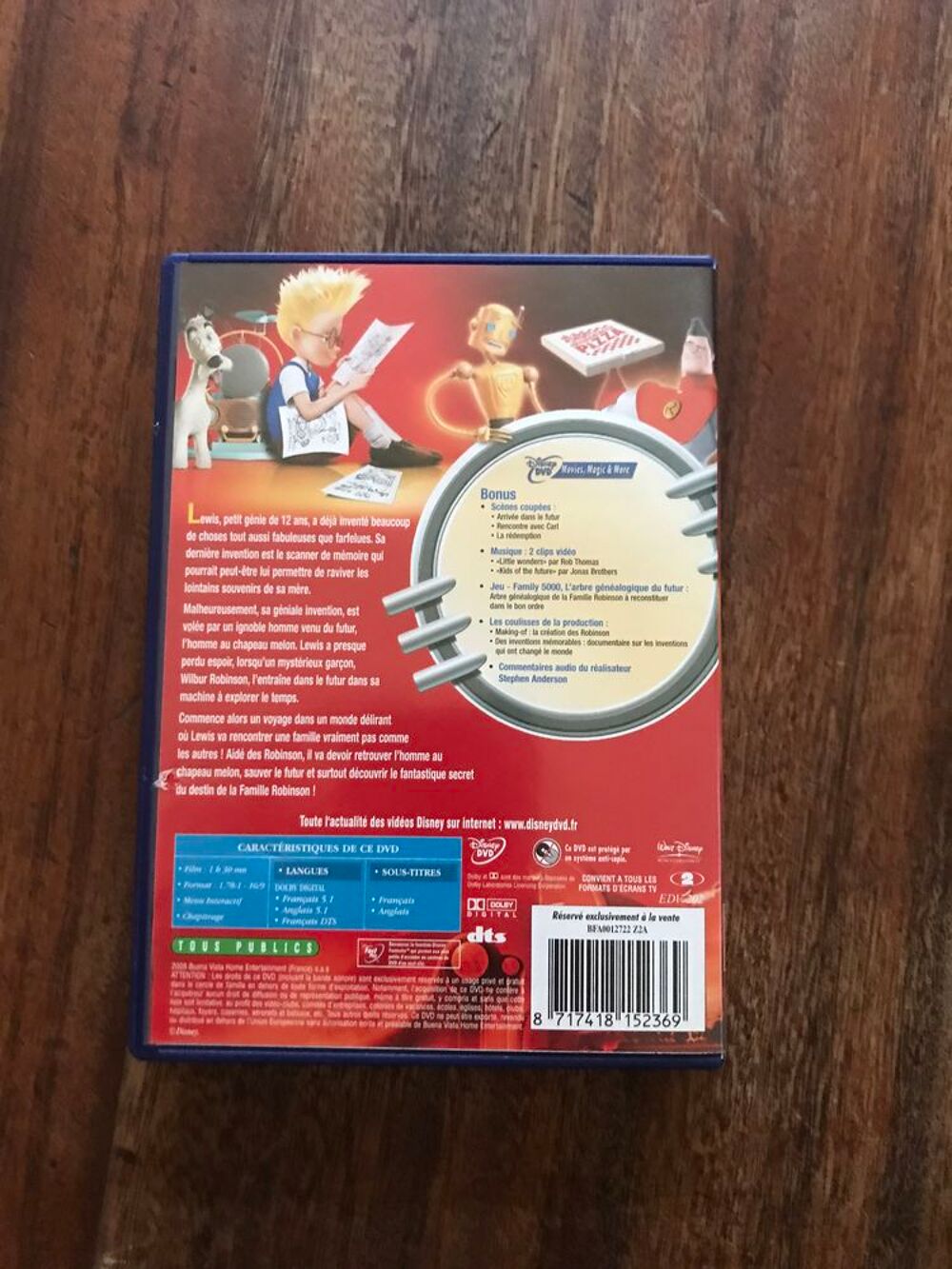 DVD Walt Disney &quot; Bienvenue chez les robinson &quot; DVD et blu-ray