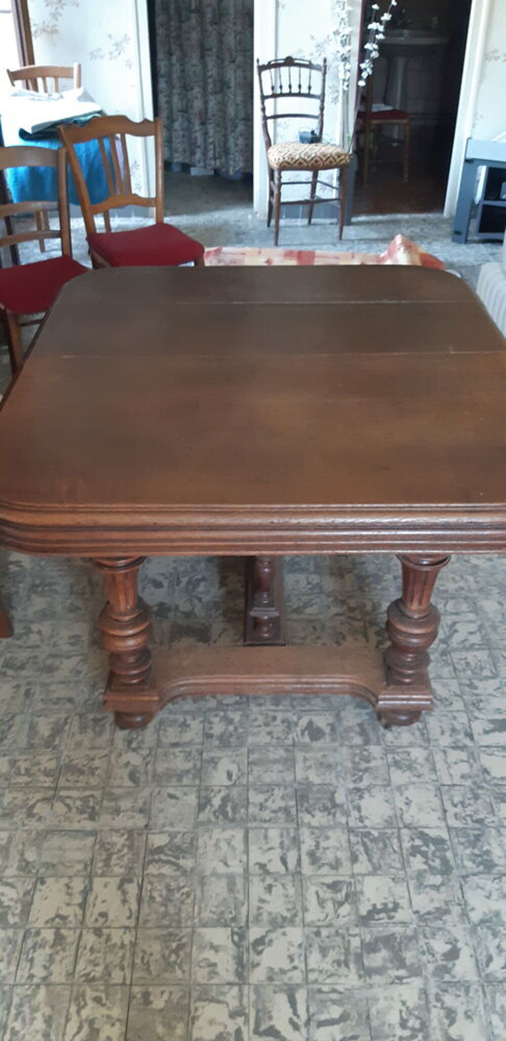 table en ch&ecirc;ne avec extension Meubles