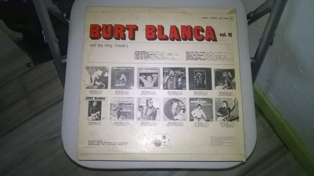 Vinyle Burt Blanca And The King Creole's
Vol. 16 CD et vinyles