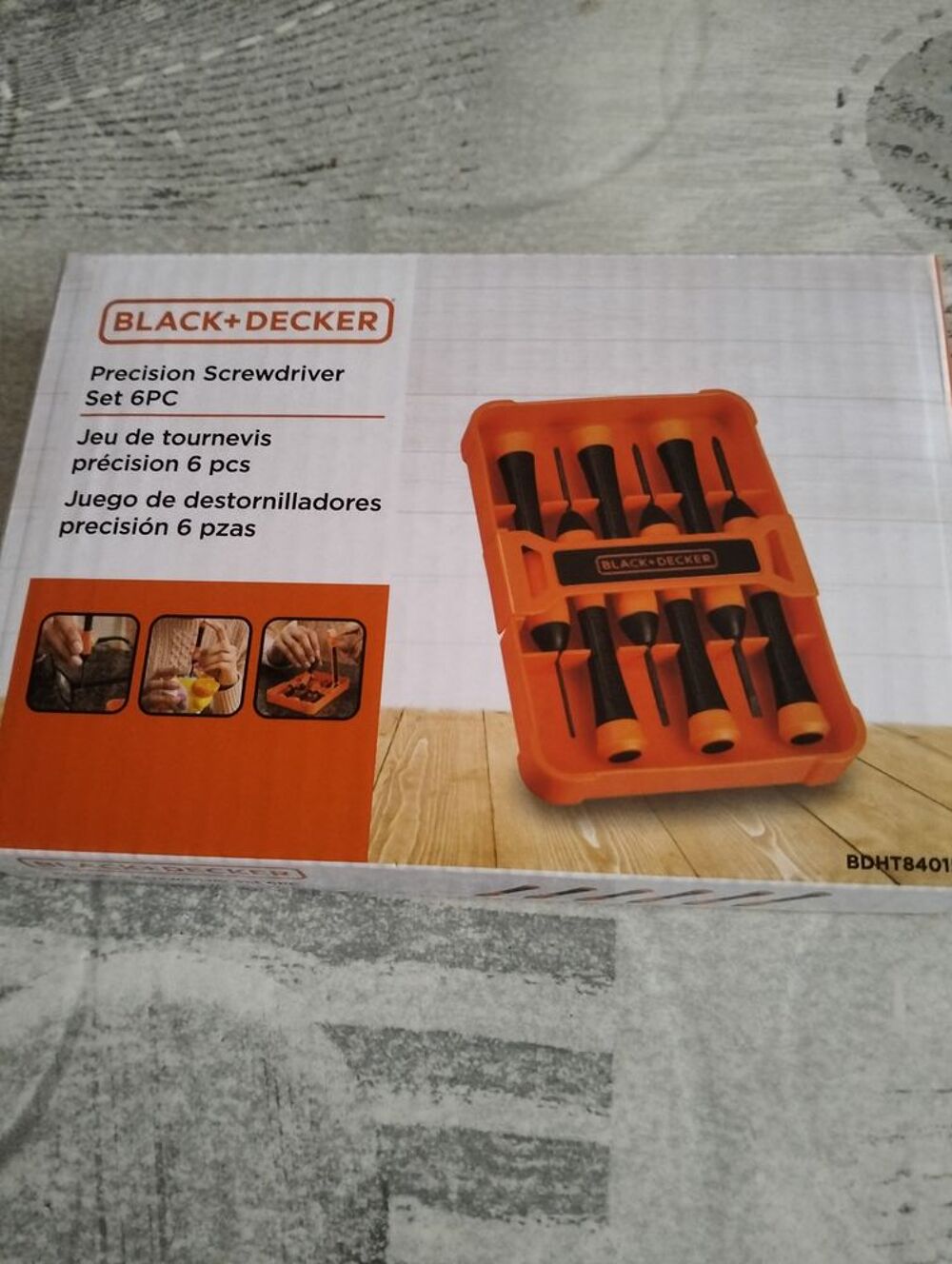 Jeu de 6 tournevis de pr&eacute;cision Bricolage