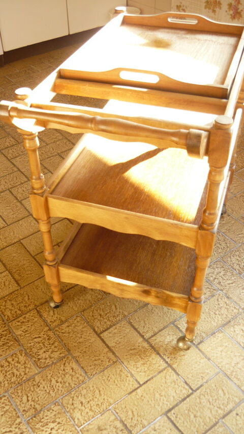 meuble desserte de table en bois  style chariot roulant  0 Chtillon-en-Vendelais (35)
