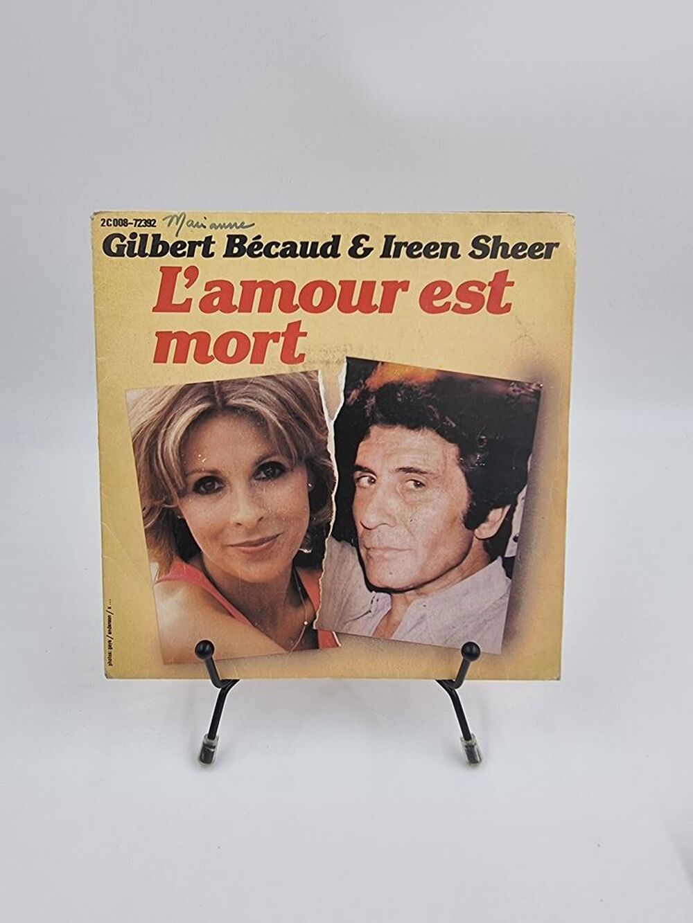 Vinyle 45 tours Gilbert B&eacute;caud &amp; Ireen Sheer : L'Amour est.. CD et vinyles
