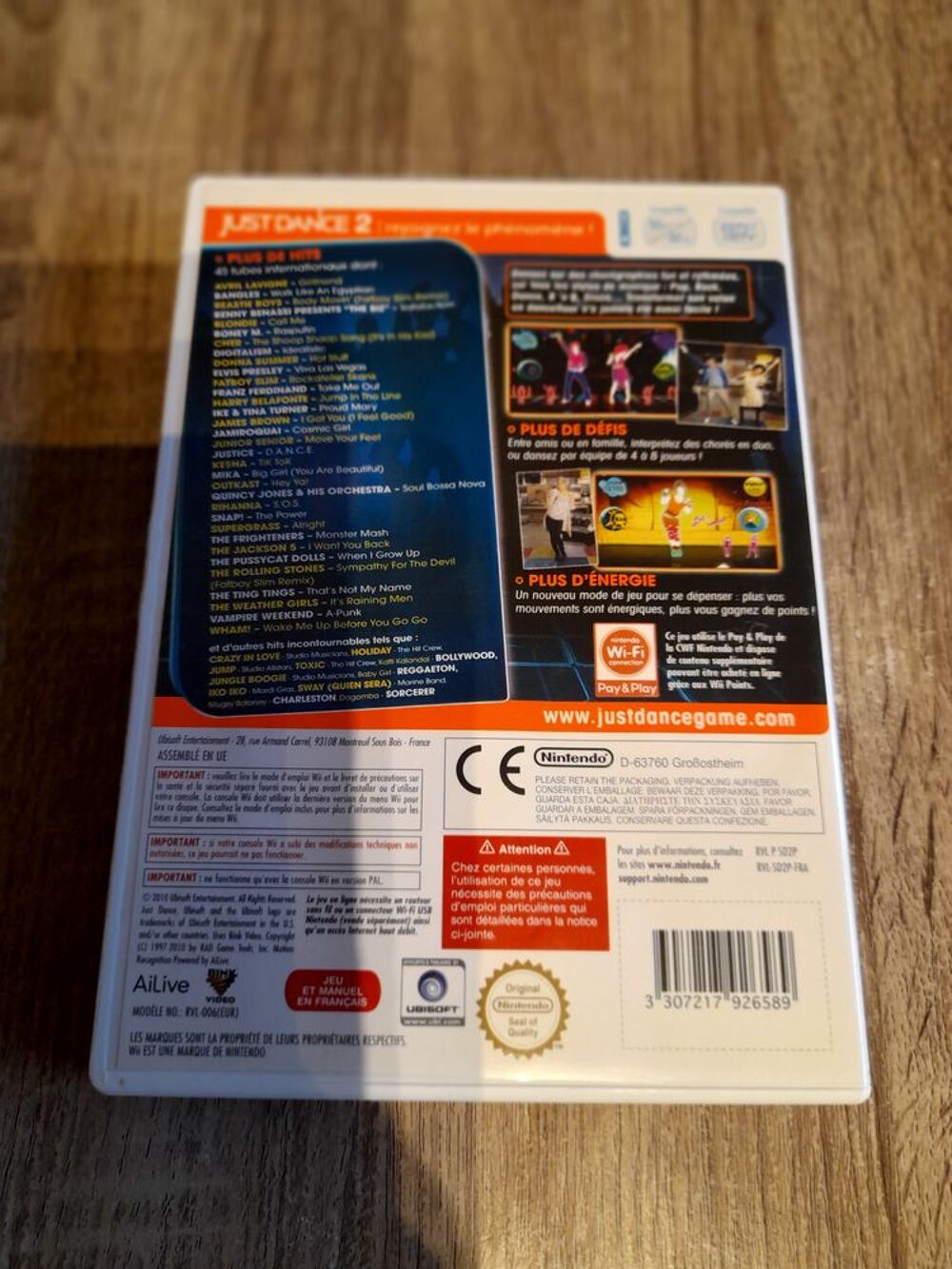 Jeu WII "Just Dance 2" Consoles et jeux vidéos
