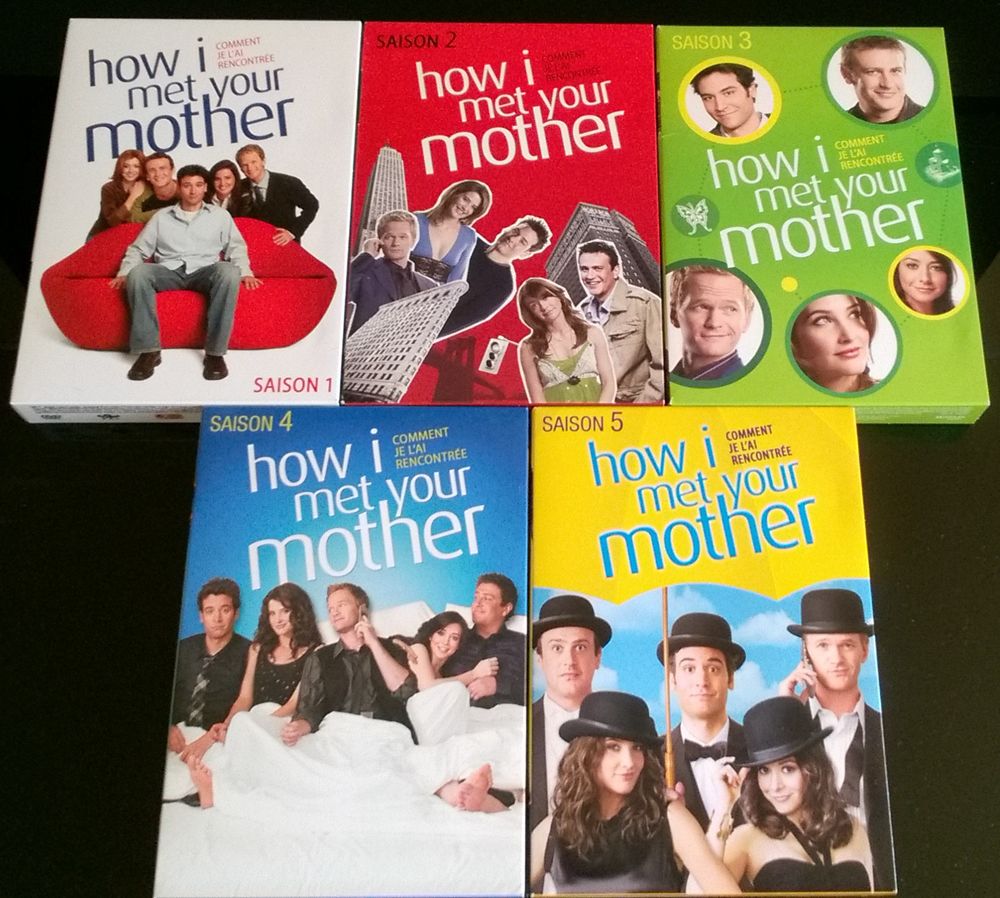 DVD - How I Met Your Mother saison 1 &agrave; 5 DVD et blu-ray