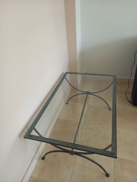 Table rectangulaire verre et m�tal 20 Nantes (44)