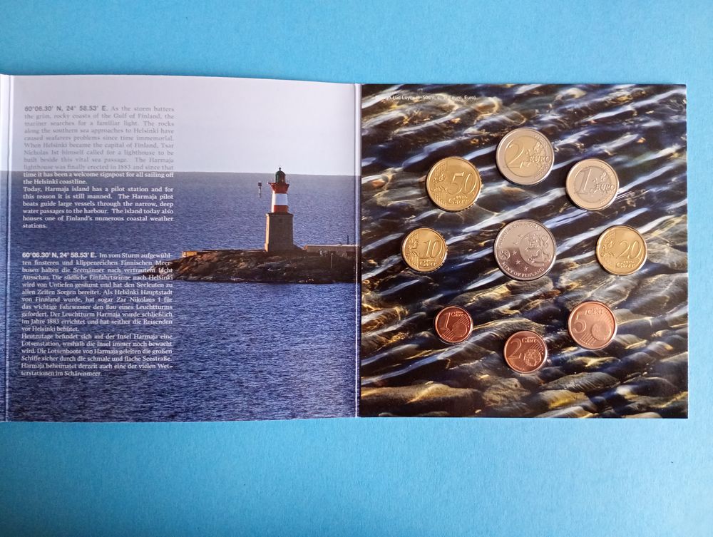 S&eacute;rie BU Finlande 2011 - 1 cent &agrave; 2 euro en coffret 