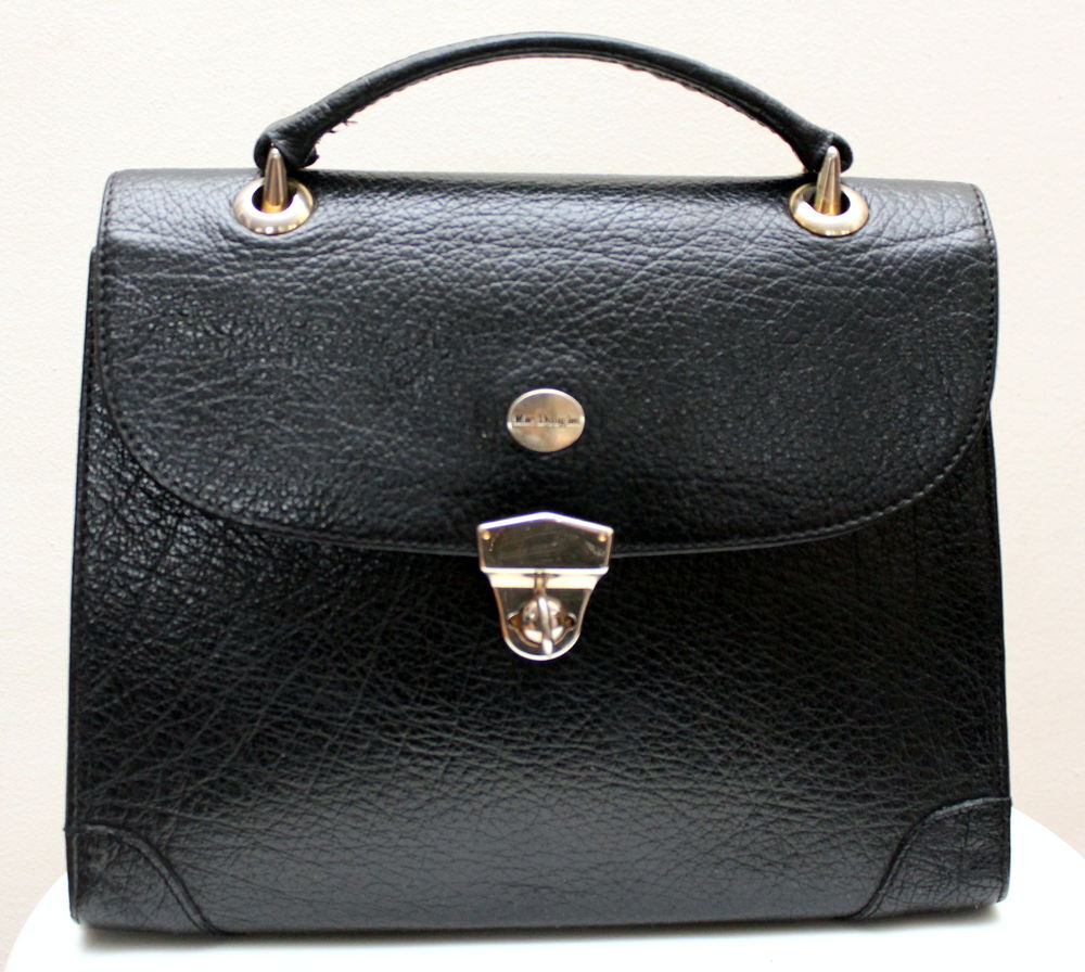 Sac cartable cuir noir MAC DOUGLAS Maroquinerie