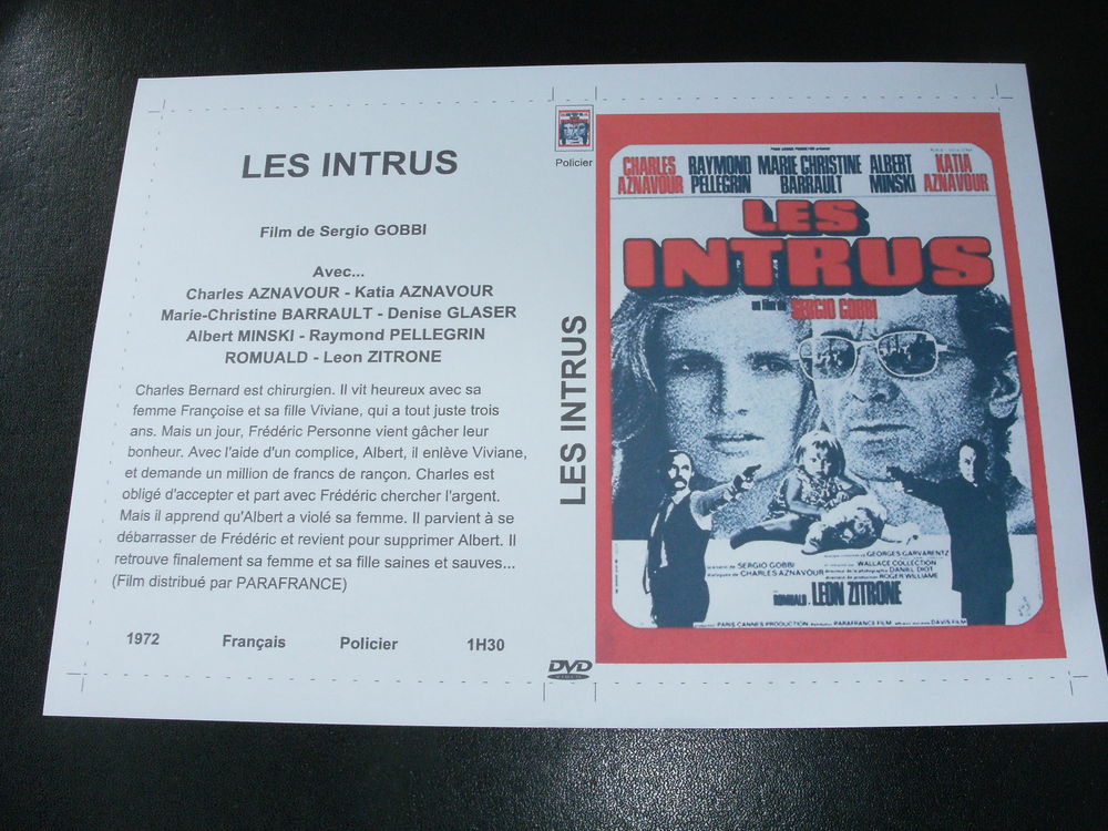 Film : " Les intrus " DVD et blu-ray