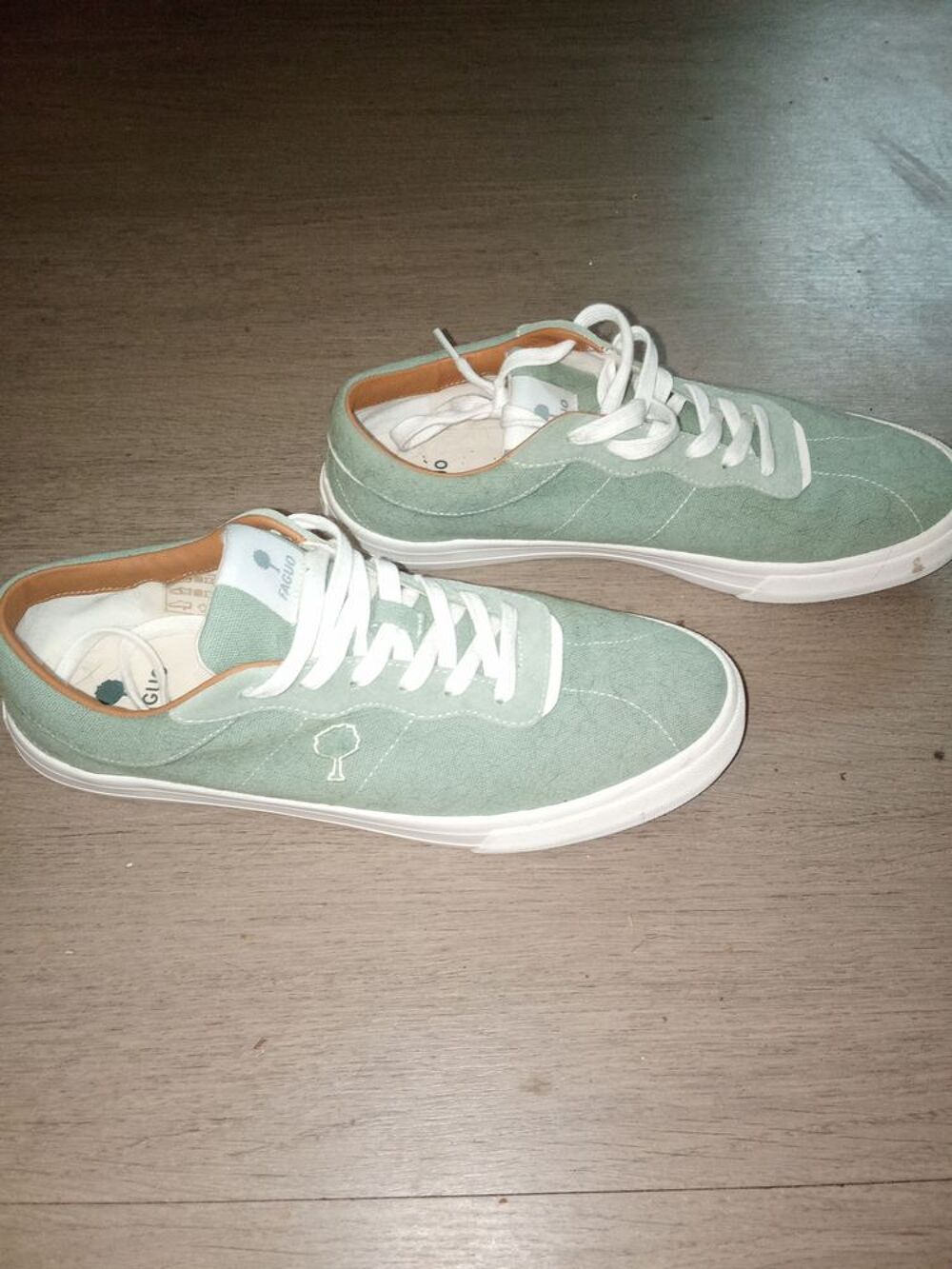 Snickers faguo T45 velour vert Chaussures