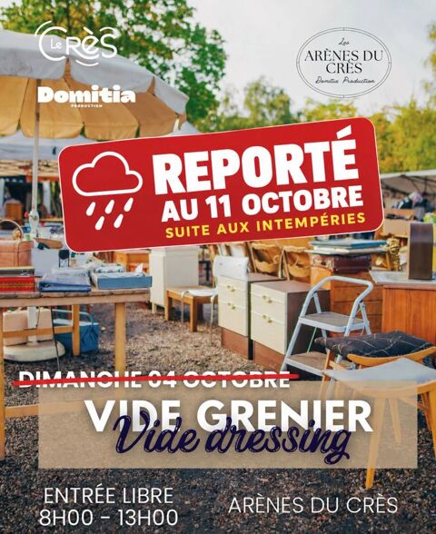 Vide grenier Vide dressing Le Crès (34)