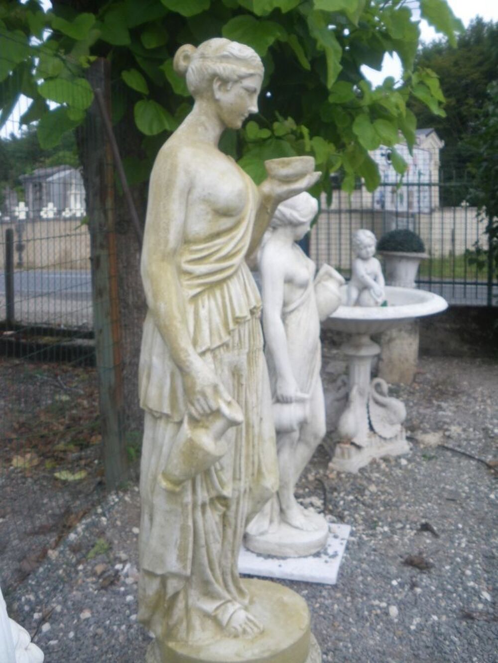 Statue en pierre V&eacute;nus Décoration